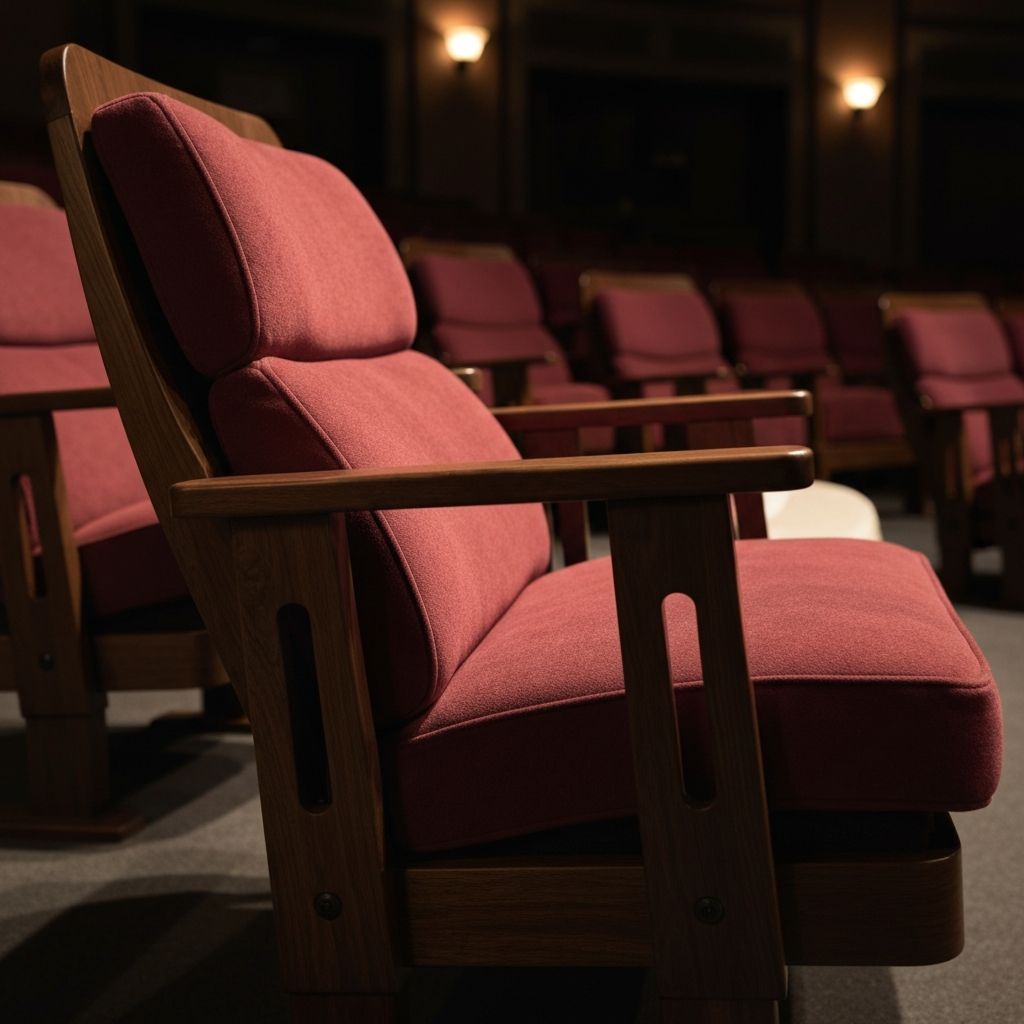 Confort optimal avec les chaises de théâtre MS-200